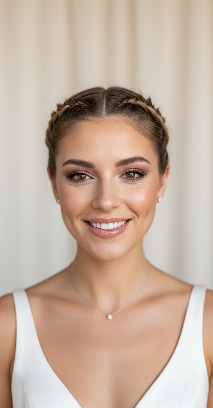 After Two Cornrow Braids